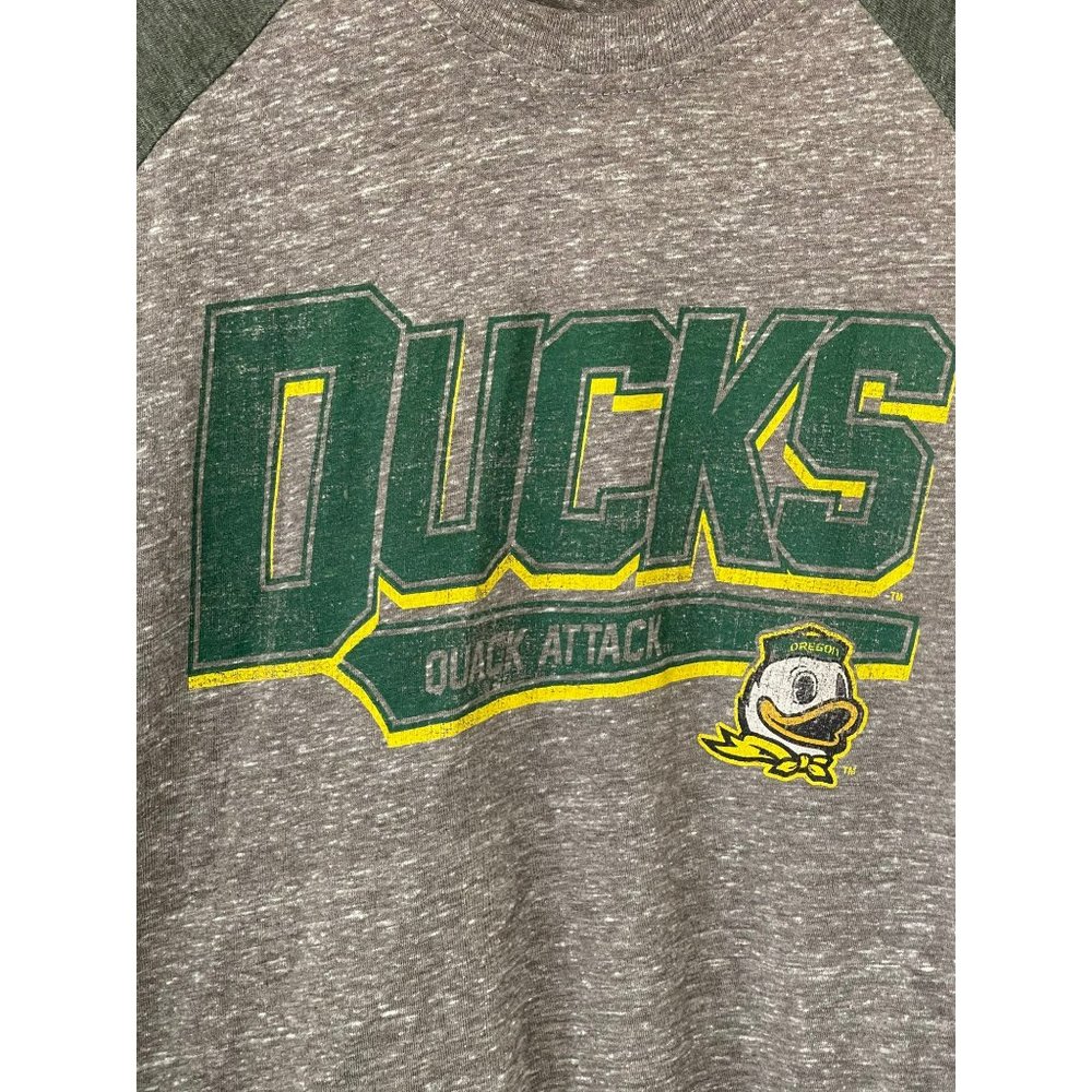 Knights Apparel Gray/Green/Yellow Ducks Quack Attack Short Sleeve Tee - Picture 8 of 9